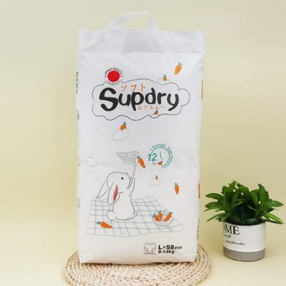 Tã Bỉm Dùng Thử SUPDRY  - Khô Thoáng Nội Địa Trung Quần Size M64/L58/XL52/XXL50- Bé BeBe