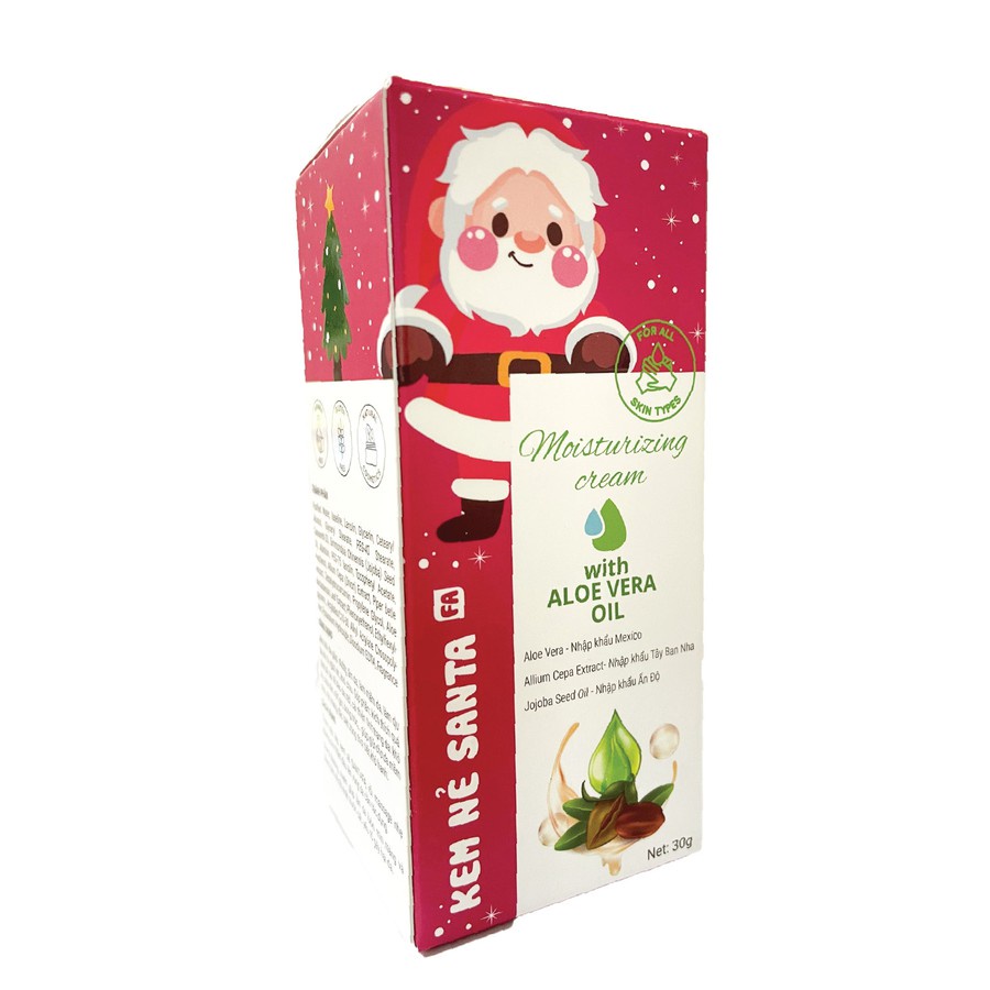 Kem Nẻ Santa 30gr Giúp Dưỡng Ẩm, Tái Tạo Da Do Nứt, Khô Da, hăm tã