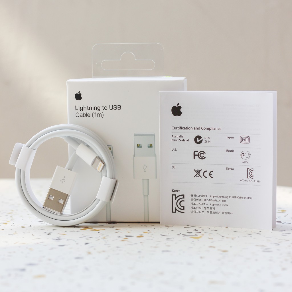 [Chính Hãng] Dây Cáp Sạc Iphone Usb to Lighting Chính Hãng dùng cho Iphone 5/6/7/8/x/xs/11/12/ipad✔️FREESHIP BH 12 tháng