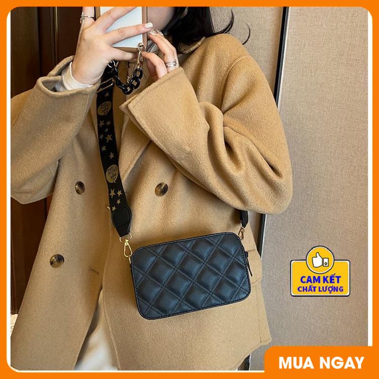 Túi đeo chéo nữ cao cấp kiểu dáng hình hộp chữ nhật mini dây đeo bản to phong cách thời trang trẻ trung sành điệu ST932