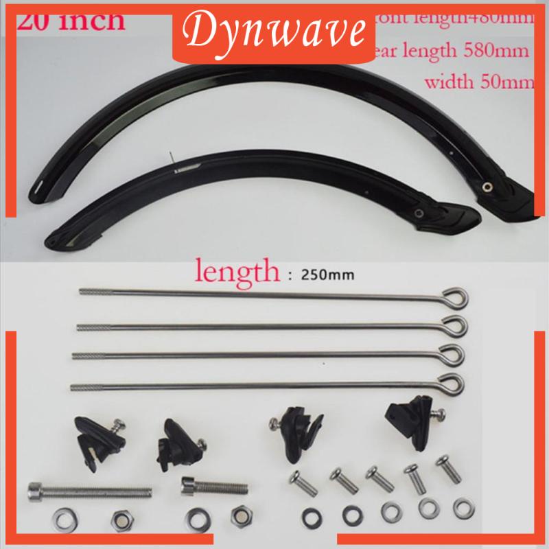 Tấm Chắn Bùn Xe Đạp Chữ V Linh Hoạt Màu Trơn 14 ''