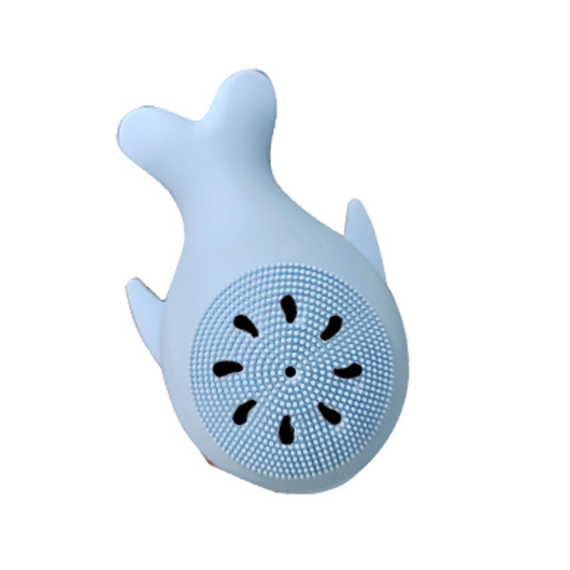 Cọ Rửa Mặt Bằng Silicon Hình Cá Voi Dễ Thương