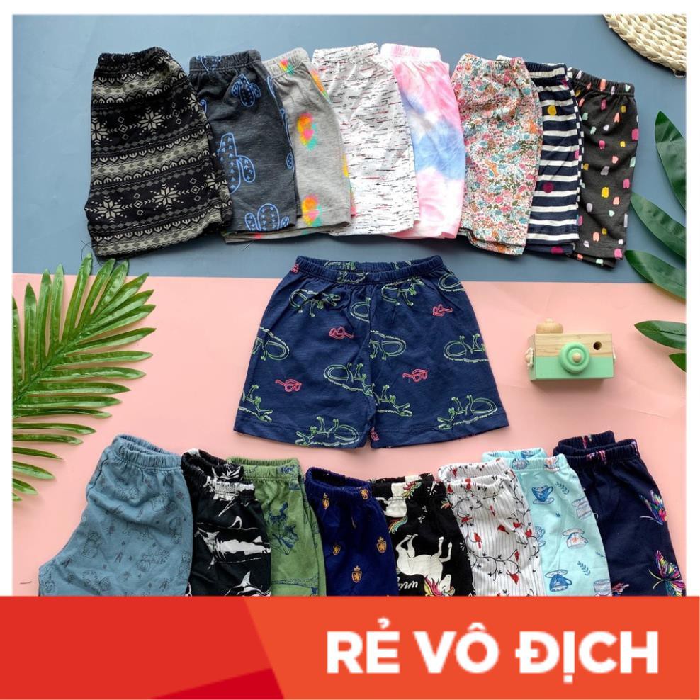 Quần cộc cotton họa tiết Bạn gái Từ 1-7, cho bạn 10-22kg. Chất cotton mỏng, mịn, mặc siêu thích. Lô 1