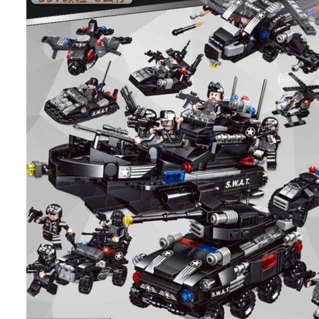 [597CT] BỘ ĐỒ CHƠI XẾP HÌNH LEGOO TÀU CHIẾN, LẮP RÁP TRỰC THĂNG, LẮP HÌNH OTO TÀU THUỶ