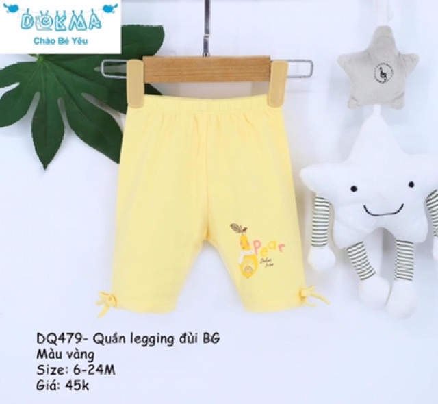 Quần legging đùi bé gái(6-24m)