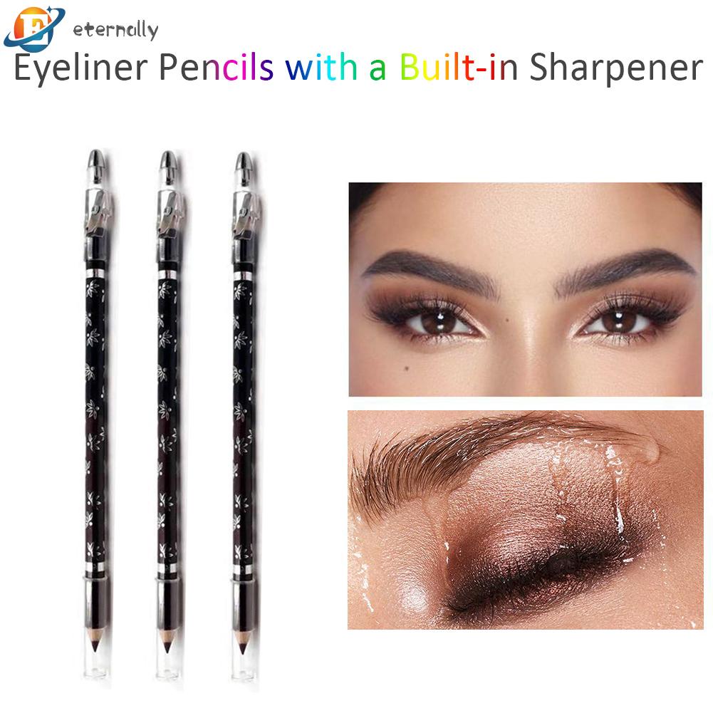 Bút kẻ lông mày Eternally 2 màu đen nâu chống thấm nước
 | BigBuy360 - bigbuy360.vn