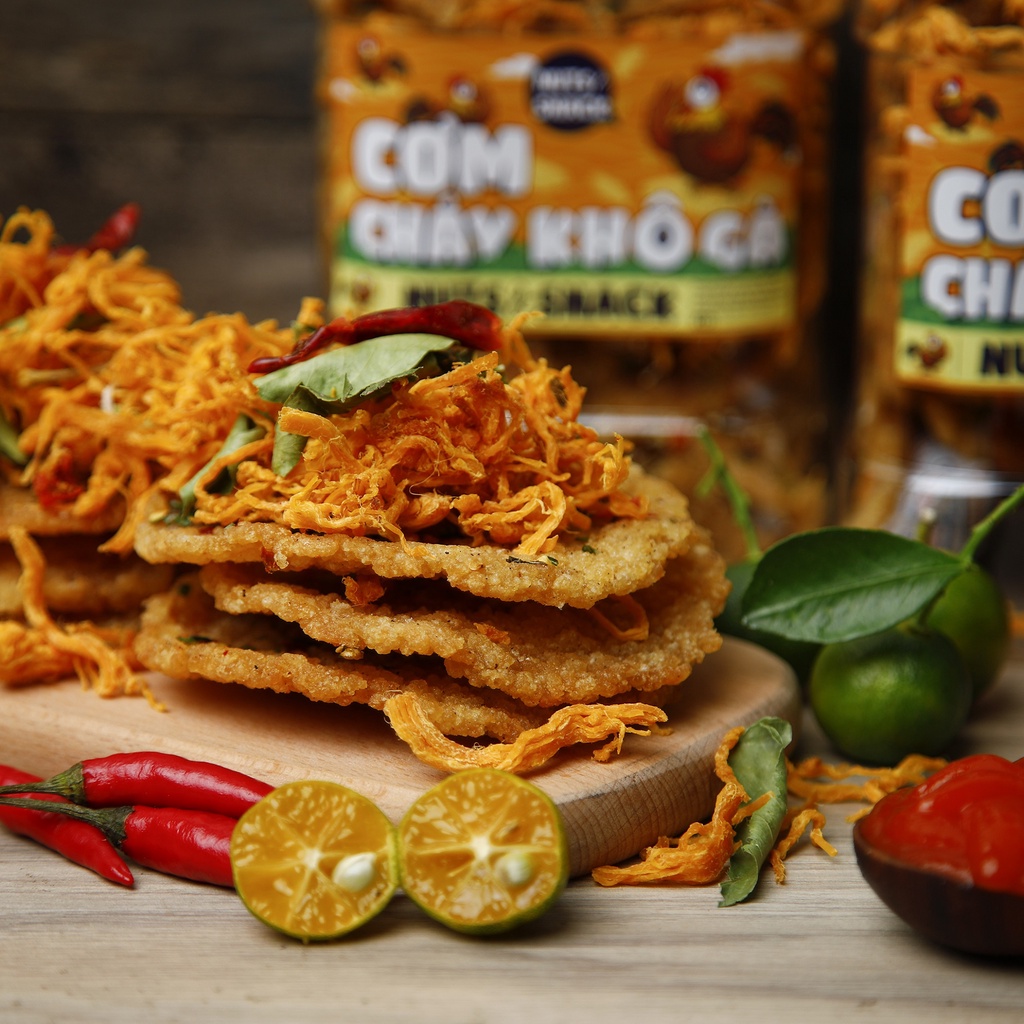 Cơm Cháy Lắc Khô Gà Hủ 300G/500G - GÀ BEO FOOD