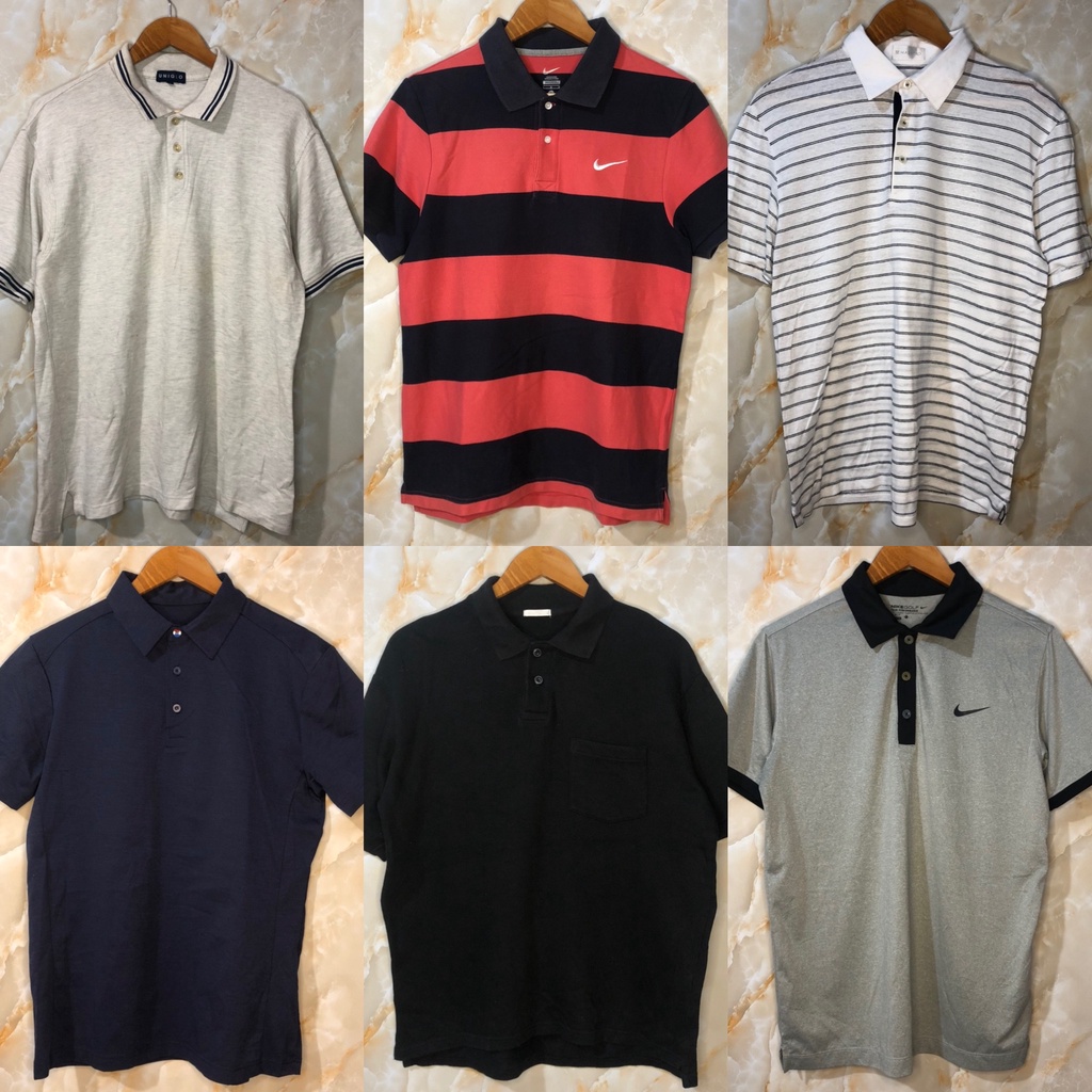 ÁO POLO 2HAND - SIZE L - ĐỒNG GIÁ 79K - NHÀ KHO NHỎ 2HAND STORE