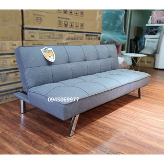 [GHẾ SOFA GIƯỜNG ĐA NĂNG] Sofa giường thông minh vừa ngồi vừa nằm - Màu xám - Vải bố