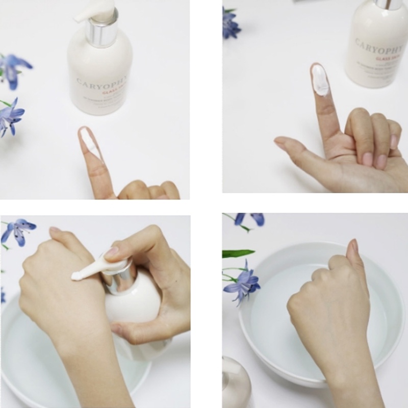 Kem Dưỡng Trắng Da Body Toàn Thân Caryophy Glass Skin 3 in 1 300gr