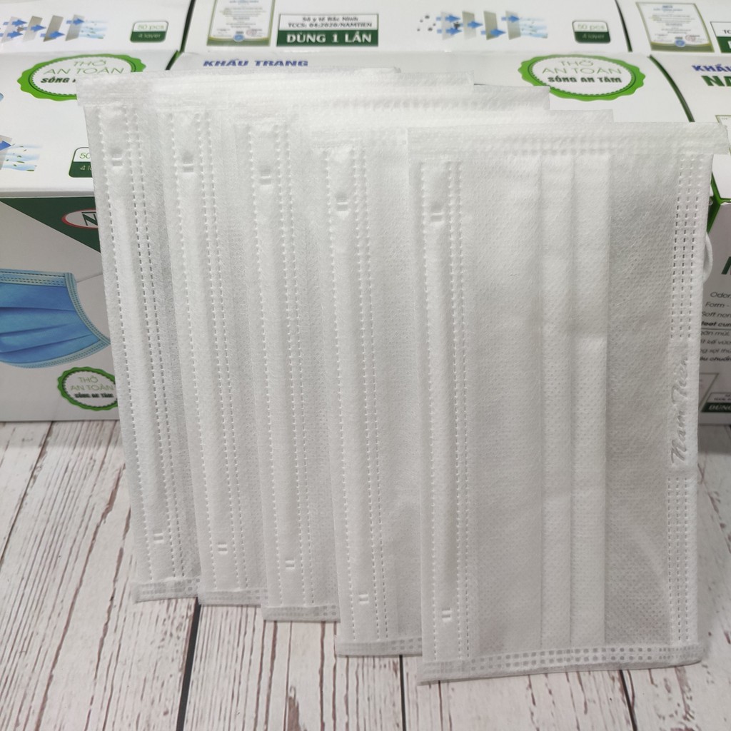[FREE SHIP] Hộp Khẩu Trang Y Tế Nam Tiến ( Hộp 50 chiếc ) - Hàng Chuẩn Bộ Y Tế | BigBuy360 - bigbuy360.vn