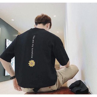 Áo thun hoa cúc Y04 ( unisex - nam nữ )