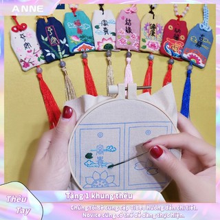 Thêu Handmade/Phụ Kiện/Set vải thêu túi thơm OMAMORI thủ công DIY làm quà tặng