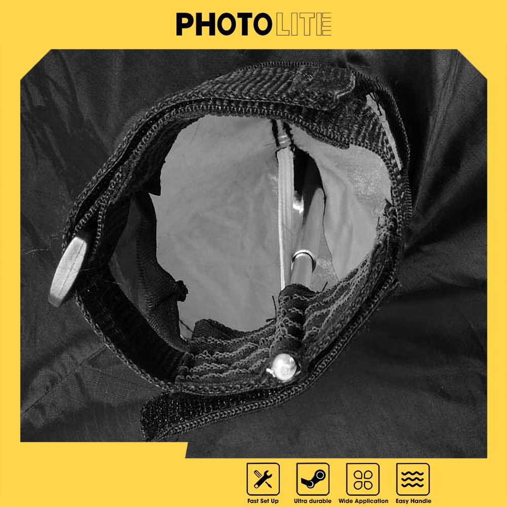 Tản sáng beauty dish 44cm Photolite PA072 cho flash cầm tay, chụp event sự kiện hiệu ứng catch eye ấn tượng