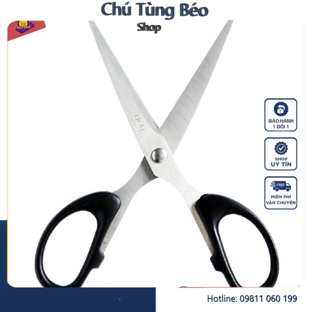 Kéo Văn Phòng, Kéo Cắt Giấy Thủ Công... Dài 20cm