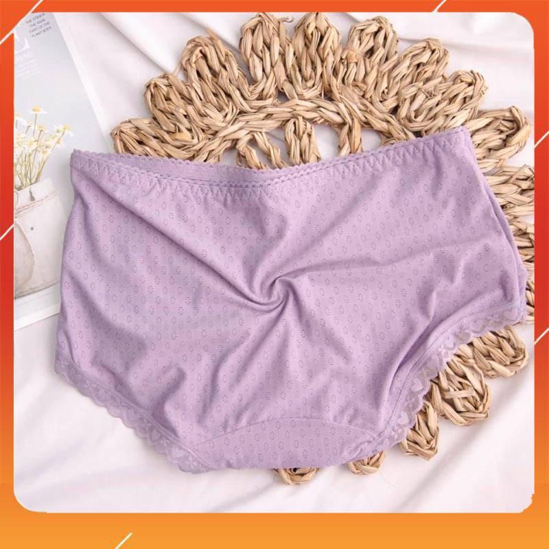 Quần lót nữ chất liệu thông hơi cao cấp viền ren thoáng khí kháng khuẩn nâng mông Q2348