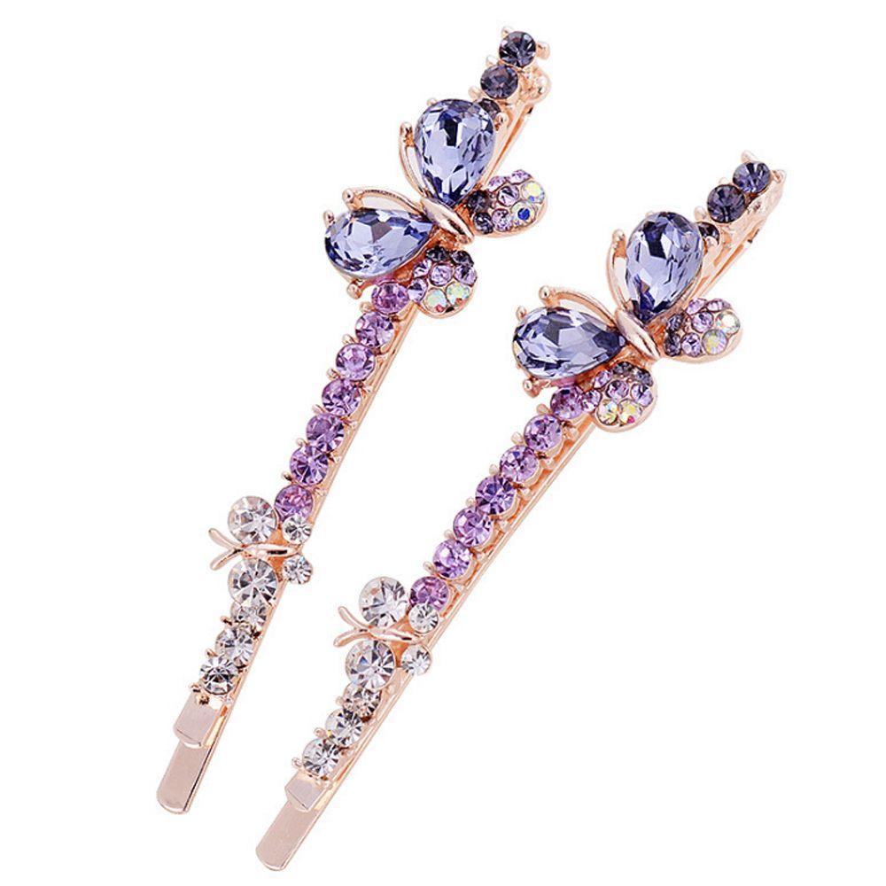 Người Đẹp 1 Đôi|Kẹp Tóc Hình Bướm Lấp Lánh Cho Nữ