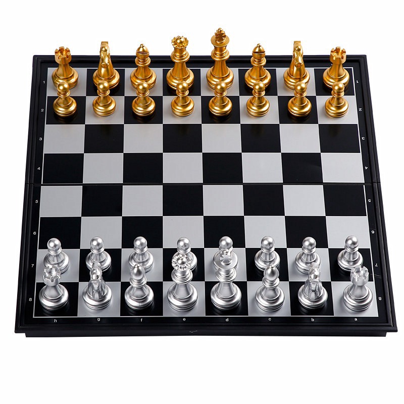 Folding International Chess Set  Bộ Cờ Vua Mini Xếp Gọn Di Động Cao Cấp