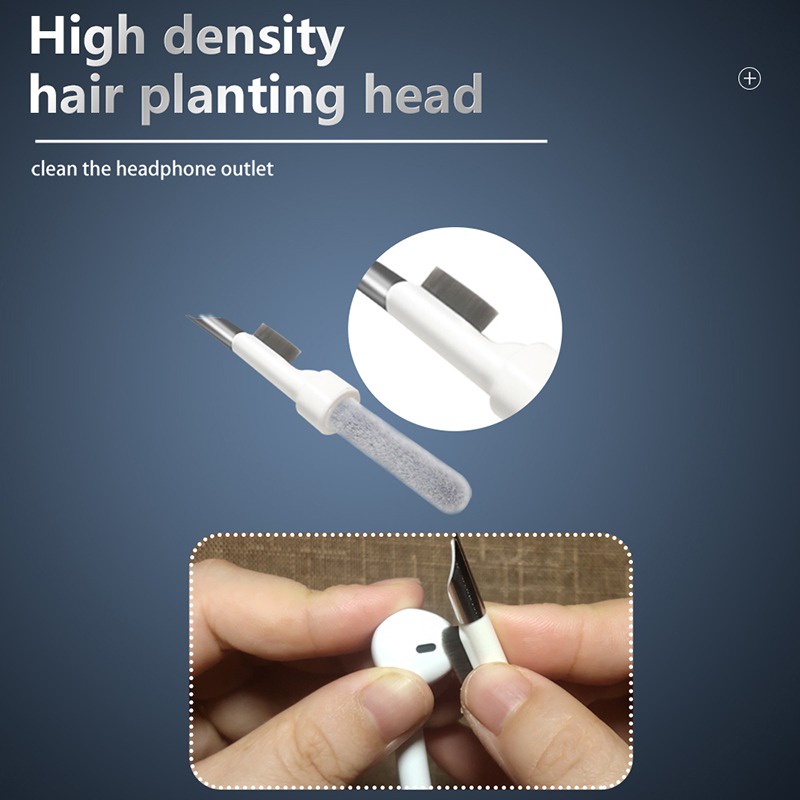 Bộ Dụng Cụ Vệ Sinh Tai Nghe Bluetooth Đời Mới Nâng Cấp 3 Thế Hệ Cho Airpods Pro 1 2 Kèm Hộp Đựng