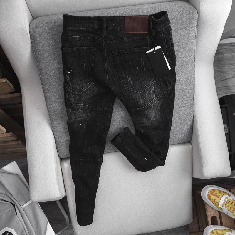 [⚡Mua 2 tặng 1⚡️] Quần jean nam skinny CAO CẤP màu đen thời trang | BigBuy360 - bigbuy360.vn