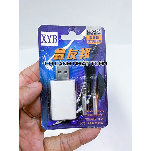 BỘ SẠC PIN PHAO ĐIỆN CÂU ĐÊM PHAO CÂU CÁ XBY LIR 425