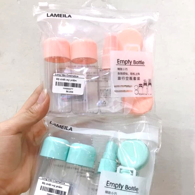[giá sỉ] Bộ chiết mỹ phẩm - set chiết mỹ phẩm 5 món