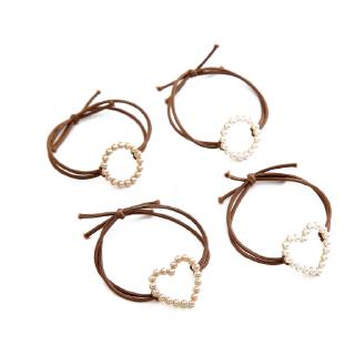 Dây buộc tóc đính hạt giả ngọc trai