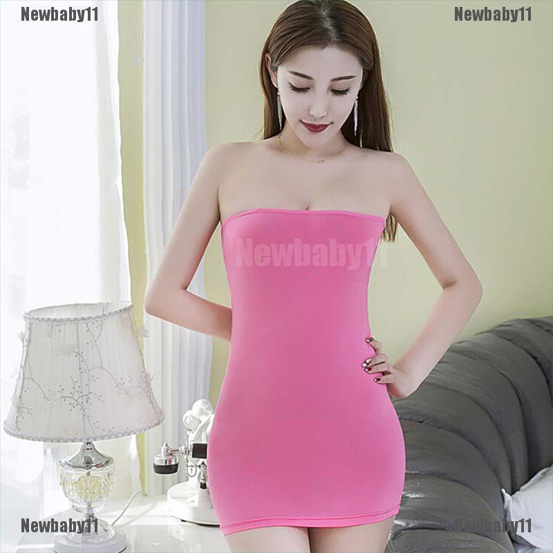 [COD Newb] Đầm Ống Mini Trong Suốt Thời Trang Tiệc Tùng Cho Nữ