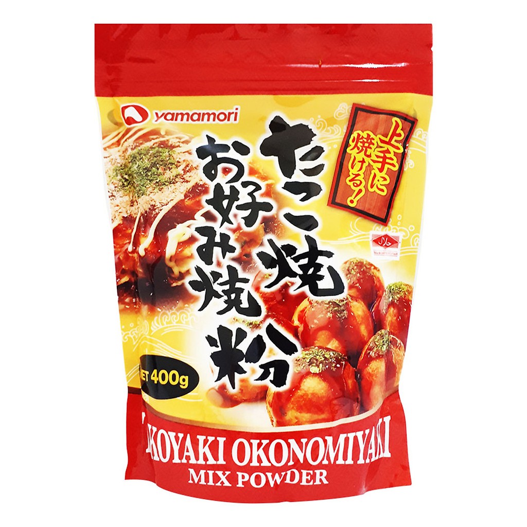 Bột làm bánh Takoyaki Okonomiyaki Mix powder - YAMAMORI