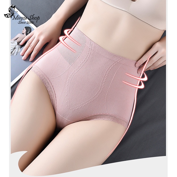 Quần lót nữ cotton CẠP CAO - NÂNG MÔNG - GEN BỤNG co giãn 4 chiều tạo form đẹp, kháng khuẩn Minxu shop 2003