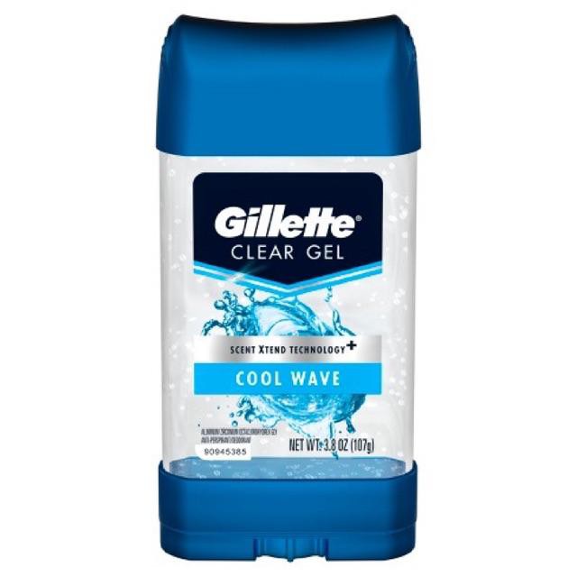 Gel Khử Mùi Gillette Cool wave Clear Gel Scent XTend 107gr