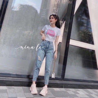 Quần baggy cắt sườn