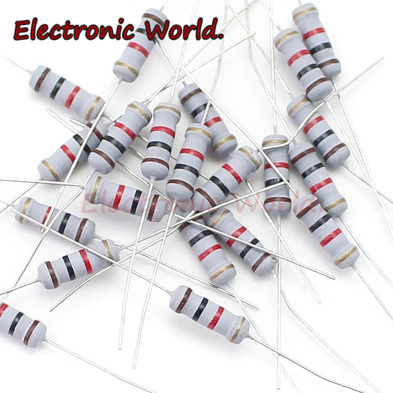 Set 20 Phim Carbon 1W 2W 3W 5W 5% 24K 27K 30K 33K 36K 39K 43K 47K 51K 56K OHM Chuyên Dụng Cho Xe Hơi