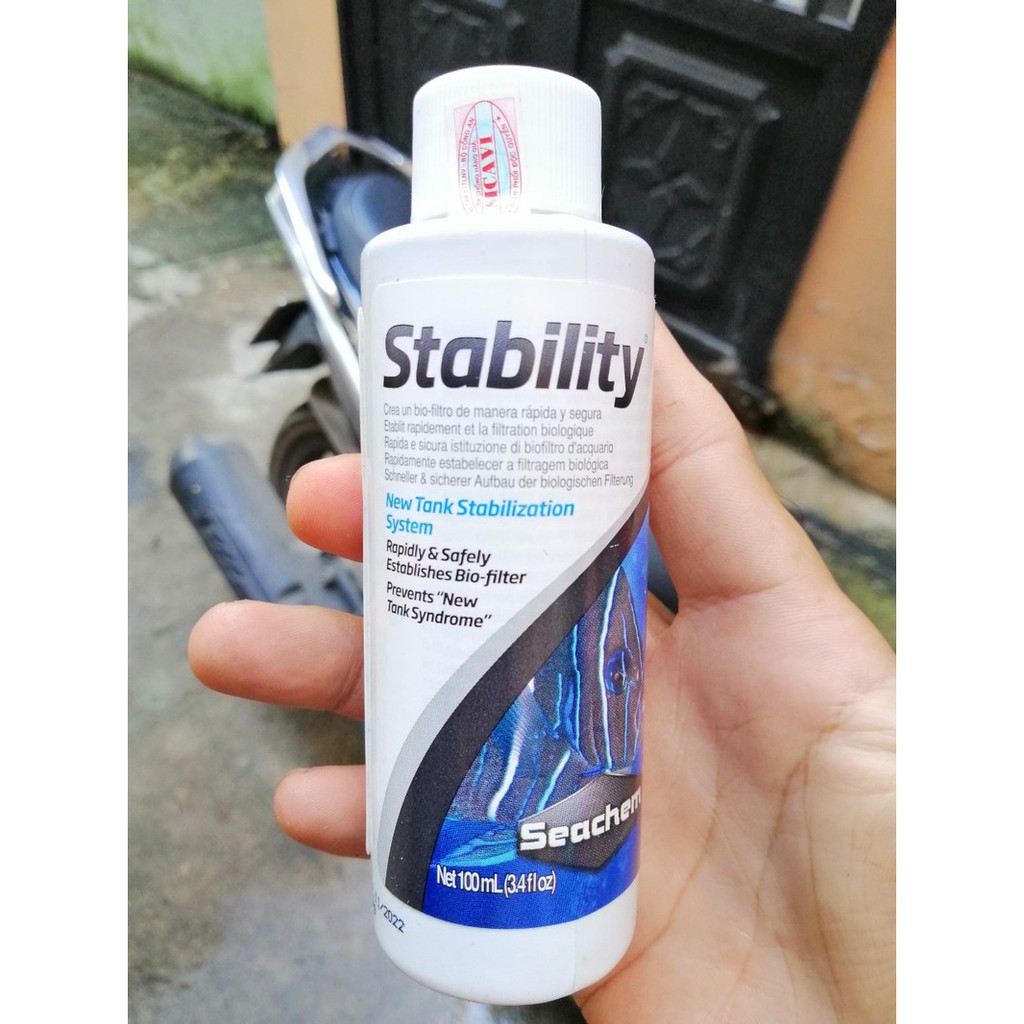 Chai Stability Seachem Vi sinh chuyên dùng cho hồ cá thuỷ sinh, CHAI 100ML