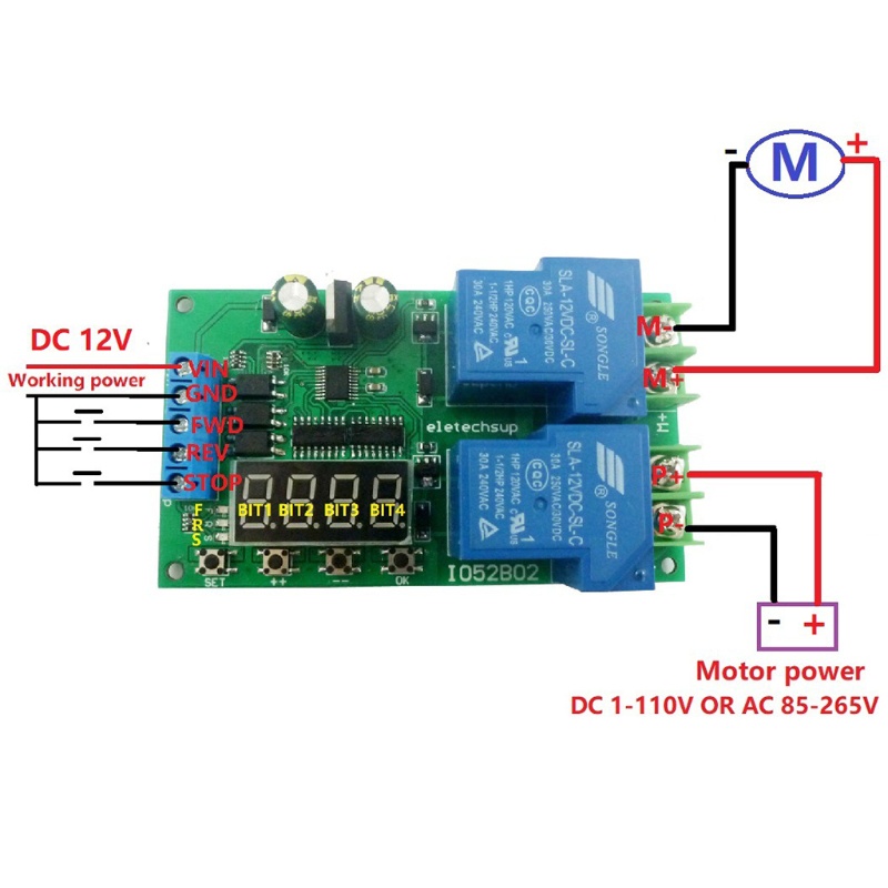 Mô Đun Điều Khiển Động Cơ Dc / Ac Đa Năng 12v 30a | BigBuy360 - bigbuy360.vn