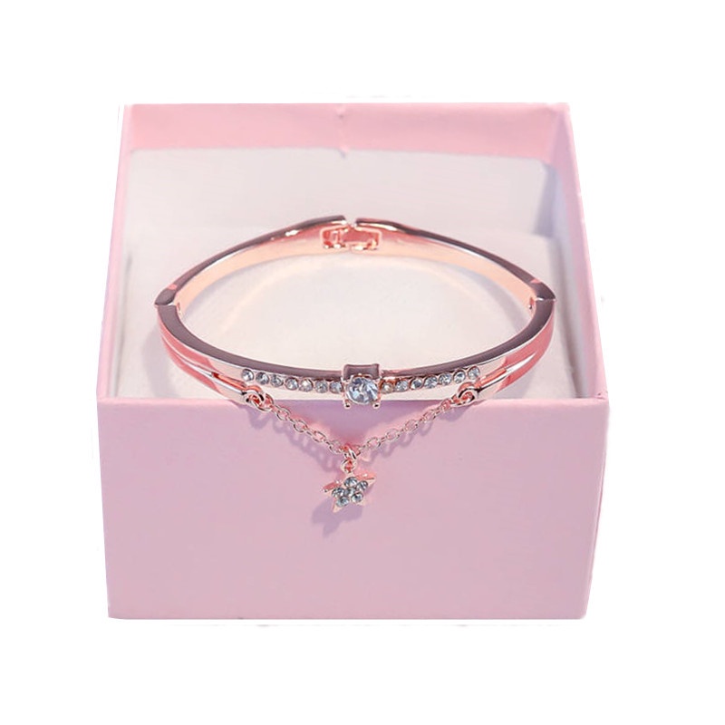 Vòng đeo tay YeYi đính đá toàn diện phong cách Hàn Quốc