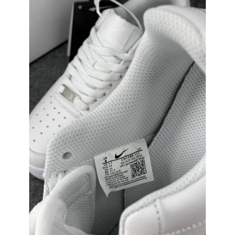 🌹giaygiagoc🌹Giày AF1 all white, Nike Air Force 1 Hàng Đẹp Full Box Bill