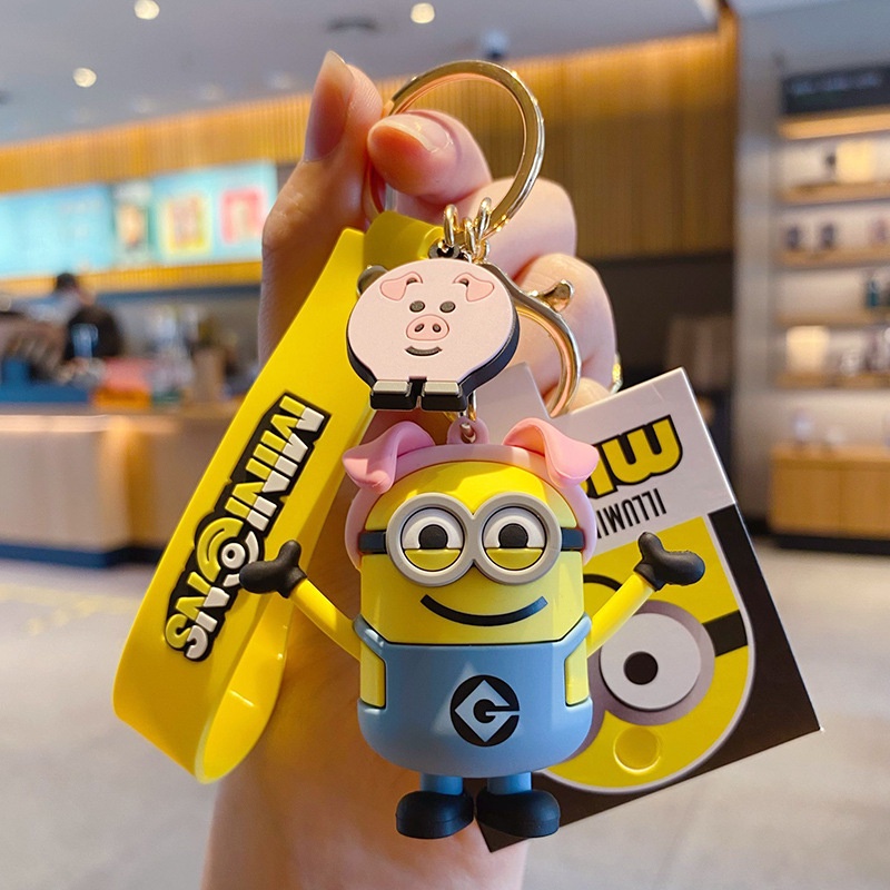 Móc Khóa Hình Minions Dễ Thương Sáng Tạo Phù Hợp Làm Quà Cho Bé Trai Và Bé Gái
