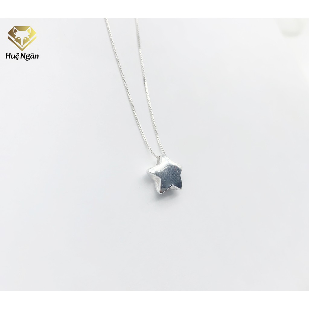 Dây chuyền bạc Ý S925 Bạc Xinh Huệ Ngân - Ngôi sao may mắn PP1508