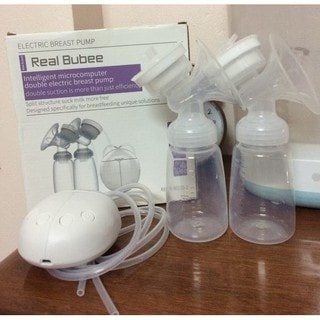 MÁY HÚT SỮA ĐIỆN 2 BÌNH REAL BUBEE [CHÍNH HÃNG] NA