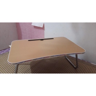 Bàn Gỗ Xếp Có Ngăn Để Ipad Tiện Lợi