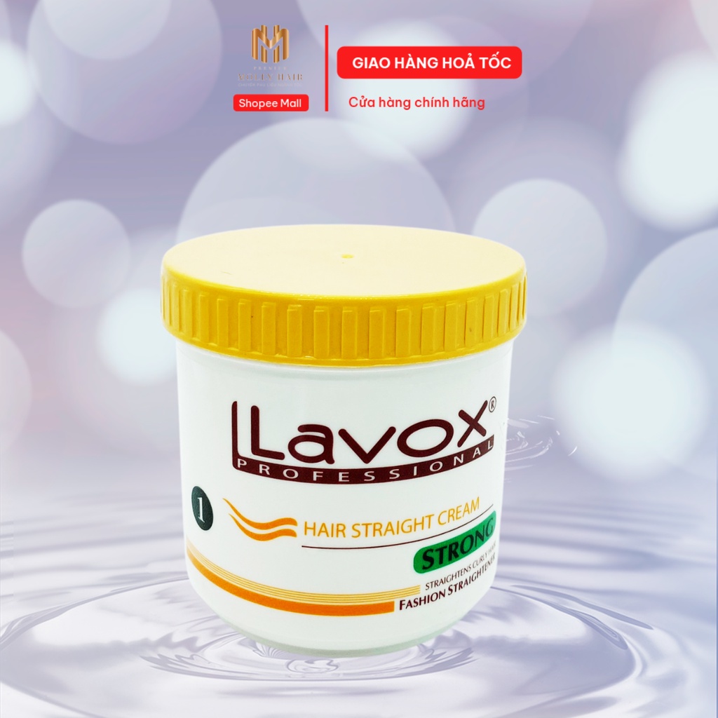 Thuốc duỗi tóc MollyHair Lavox đột phá mùi hương, dành cho việc duỗi tóc trung bình, yếu, dễ dàng sử dụng tại nhà 500ml