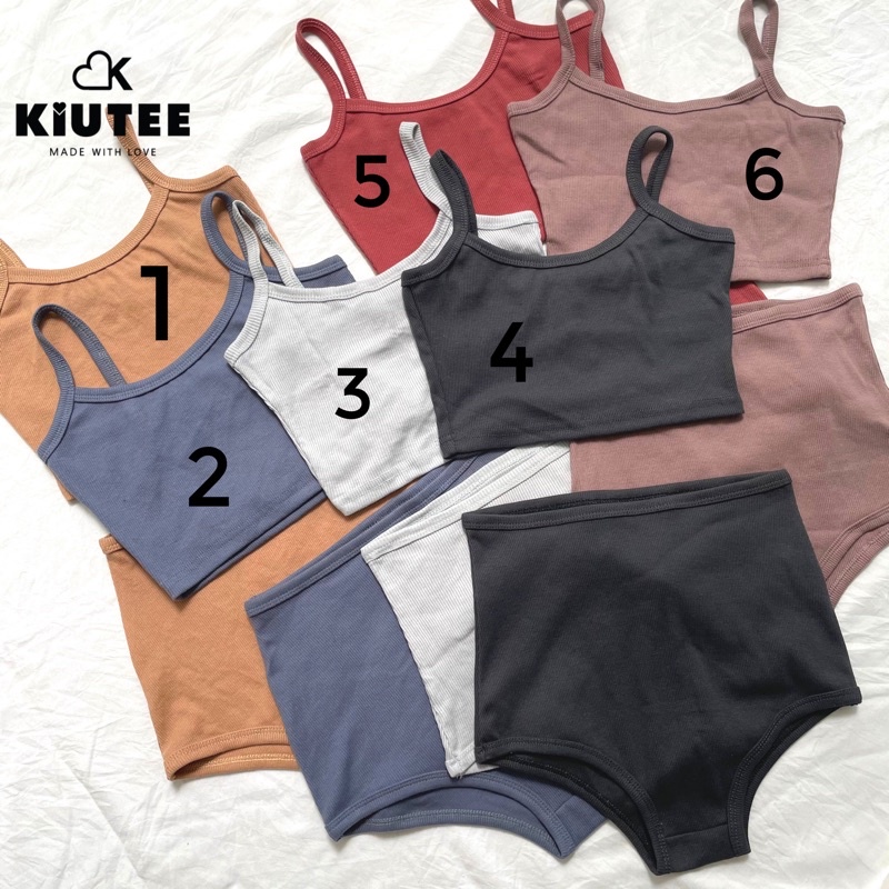 Set bikini lưng cao High waisted LOVEKIUTEE | BigBuy360 - bigbuy360.vn