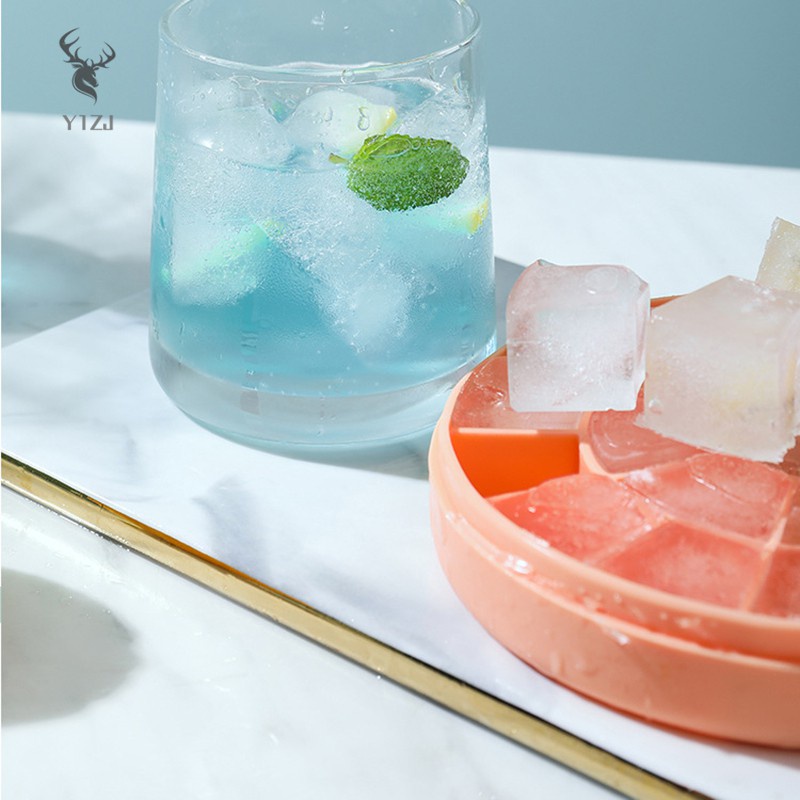 COD& 22 Cavity Lemon Shape Ice Tray With Lid Ice Cubes Molds Easy Release Ice Cubes Tray for Whiskey Cocktail Bourbon &VN