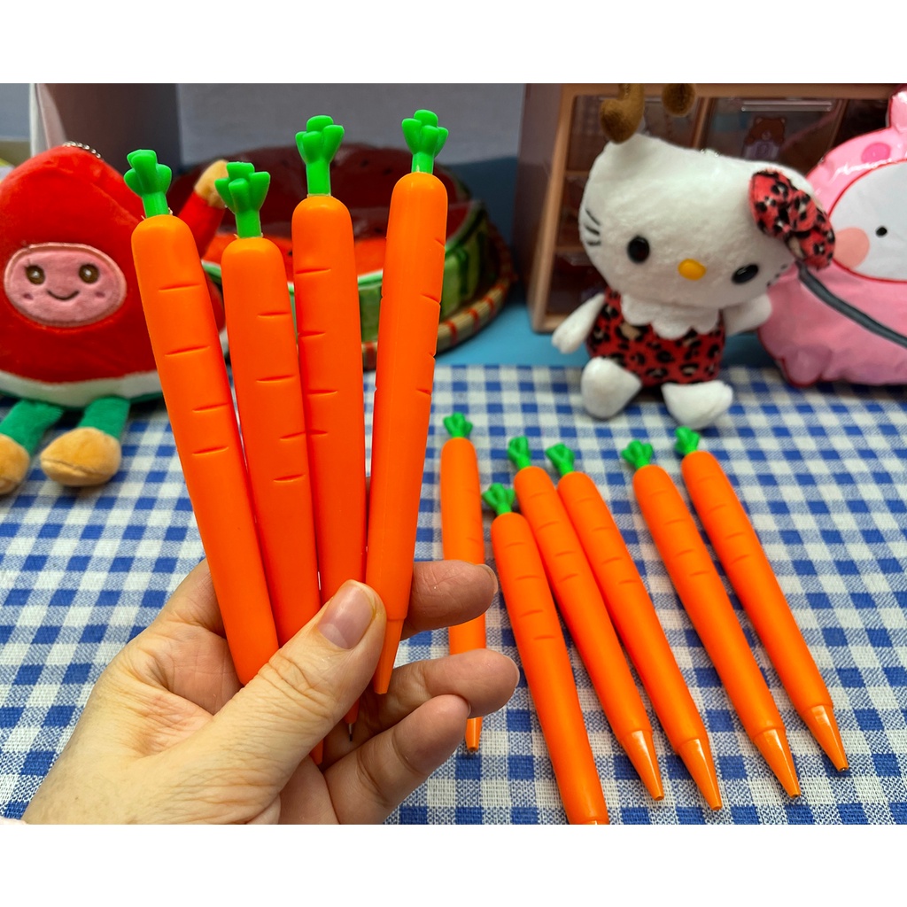 Bút chì kim hình rau củ, cà rốt dễ thương - shopliam