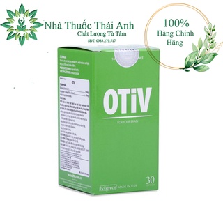 Otiv Bổ Não Cãi Thiện Mất Ngủ Giúp Giảm Đau Đầu , Đau Nửa Đầu