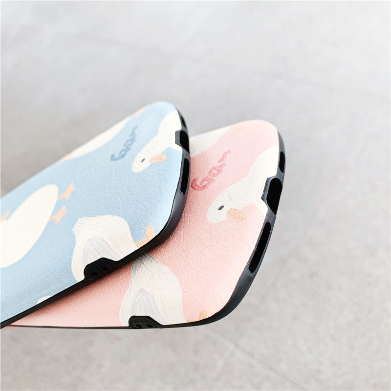 Ốp lưng iphone Hello Duck IMD viền cong dày dặn 5/5s/6/6plus/6s/6splus/7/7plus/8/8plus/x/xr/xs/11/12/pro/max/plus/promax | BigBuy360 - bigbuy360.vn
