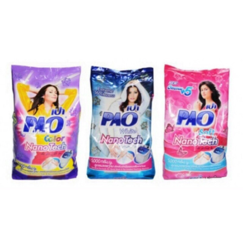 Bột giặt PAO hàng thái lan chính hãng(giúp quần áo củ bạn trở nên thơm tho và sạch đẹp,sáng bóng