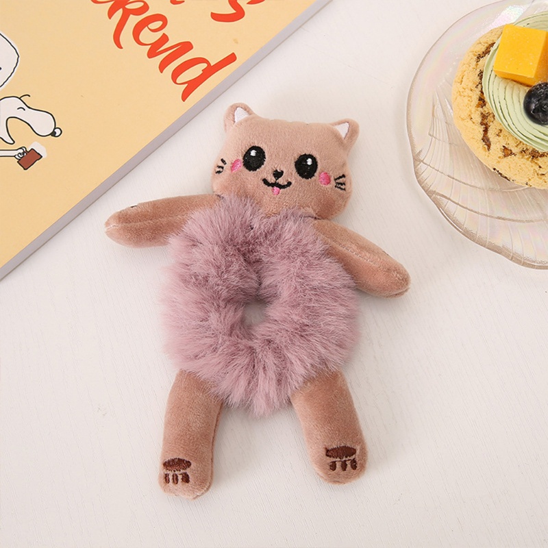 Dây Cột Tóc Co Giãn Hình Gấu Trúc Hoạt Hình Dễ Thương