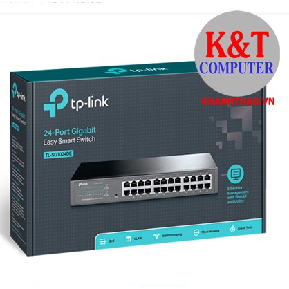 Bộ chia mạng TP-Link 24 cổng SG-1024DE Vỏ Sắt